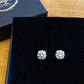 sterling Silver 5mm Crystal Stud Earrings