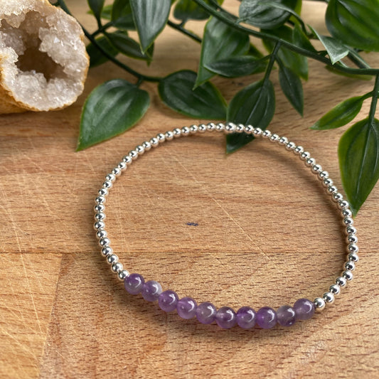 The Faith Bracelet in Amethyst